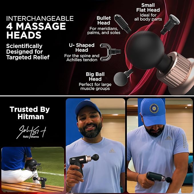 Deep Tissue Mini Massage Gun for Full Body Pain Relief & Muscle Recovery
