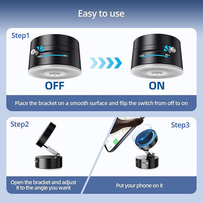 Vacuum Magnetic Phone Holder