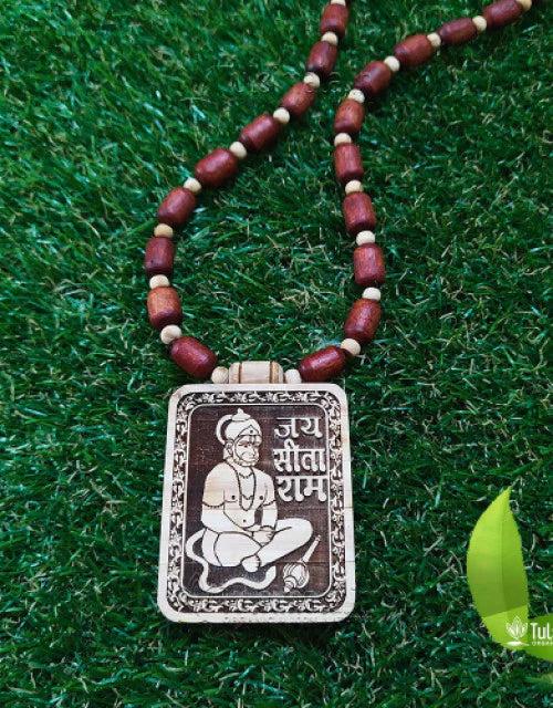 Tulsi Mala With Hanuman Pendant