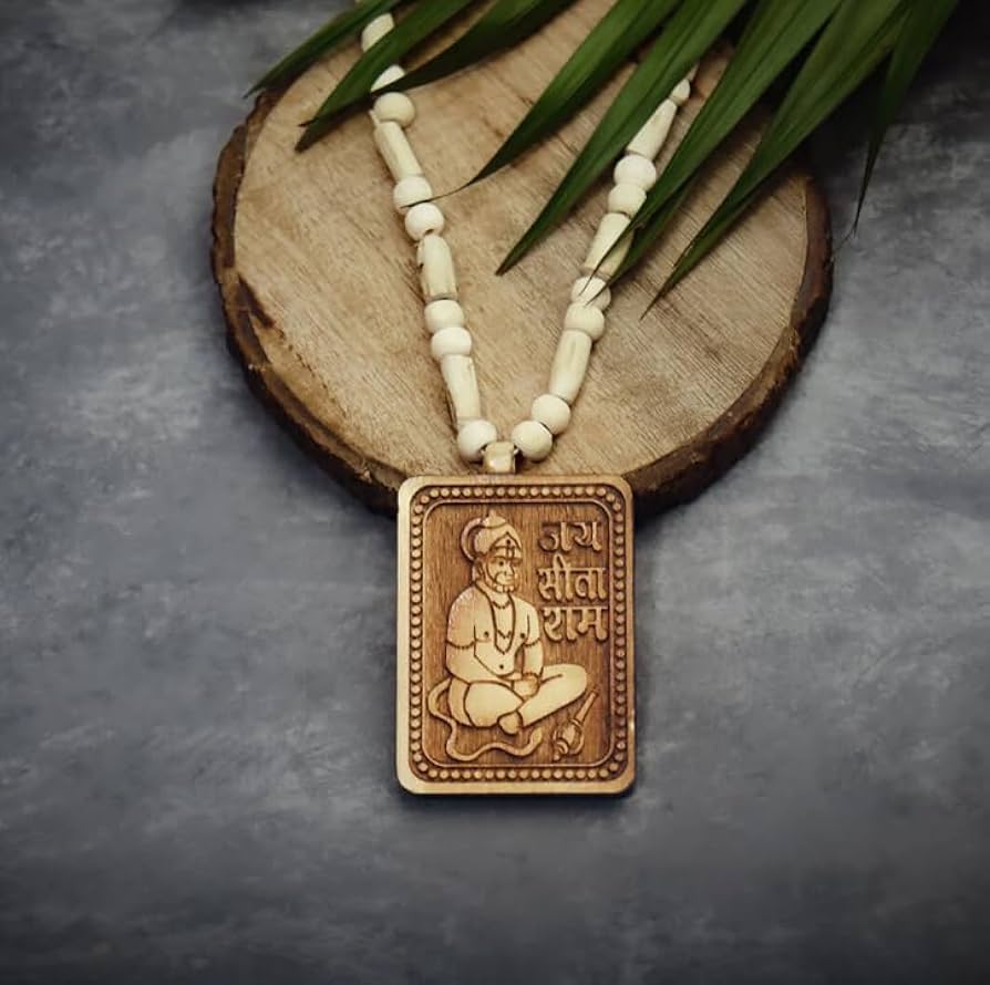 Tulsi Mala With Hanuman Pendant